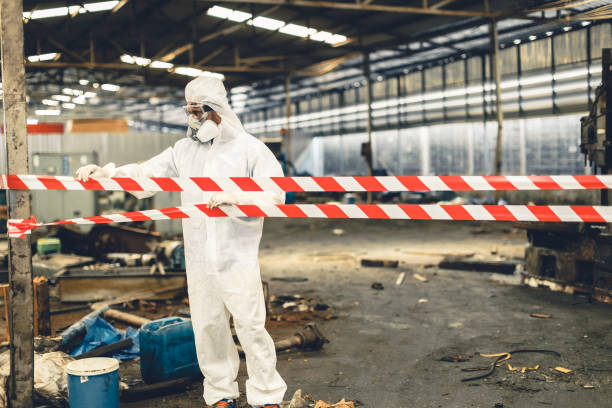 Professional Trauma Scene Cleanup technician working in Castle Rock, WA